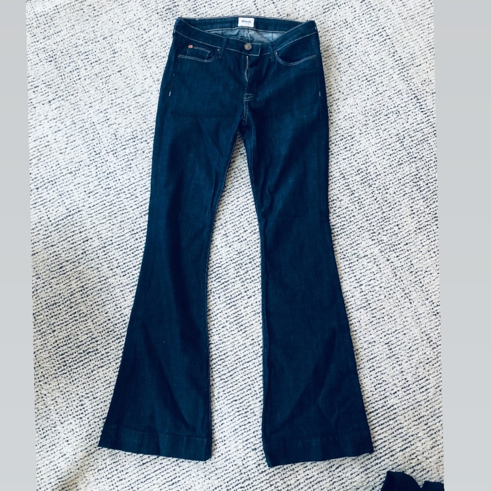 Hudson boot cut dark wash jeans size 27